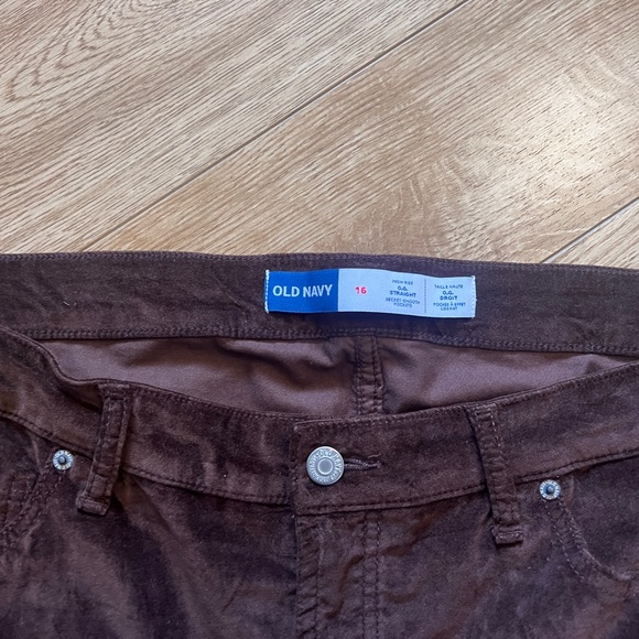 Old Navy Velvet Pants - Picture 2 of 3